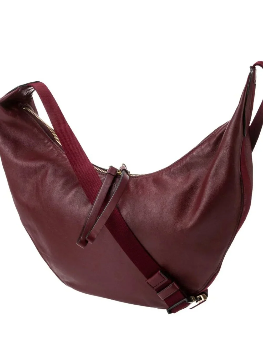 RAG & BONE RISER CROSSBODY BAG BURGUNDY